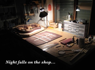 workbench desktop with text